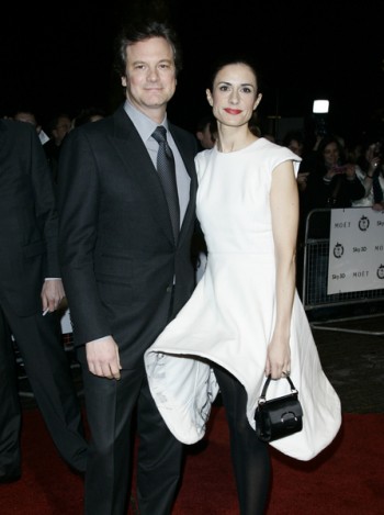 Colin Firth and Livia Giuggioli PR Photos